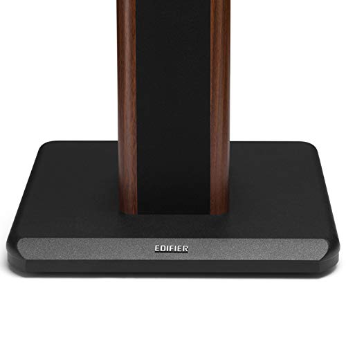 Edifier S2000MKIII Floor Speakers Stands, Heavy Duty 25.7 Inch Hollowed Speaker Supports, Floorstanding Wood Grain Audio Stand for Home Theater, Easy Assembly - Brown (Pair) - Image 5