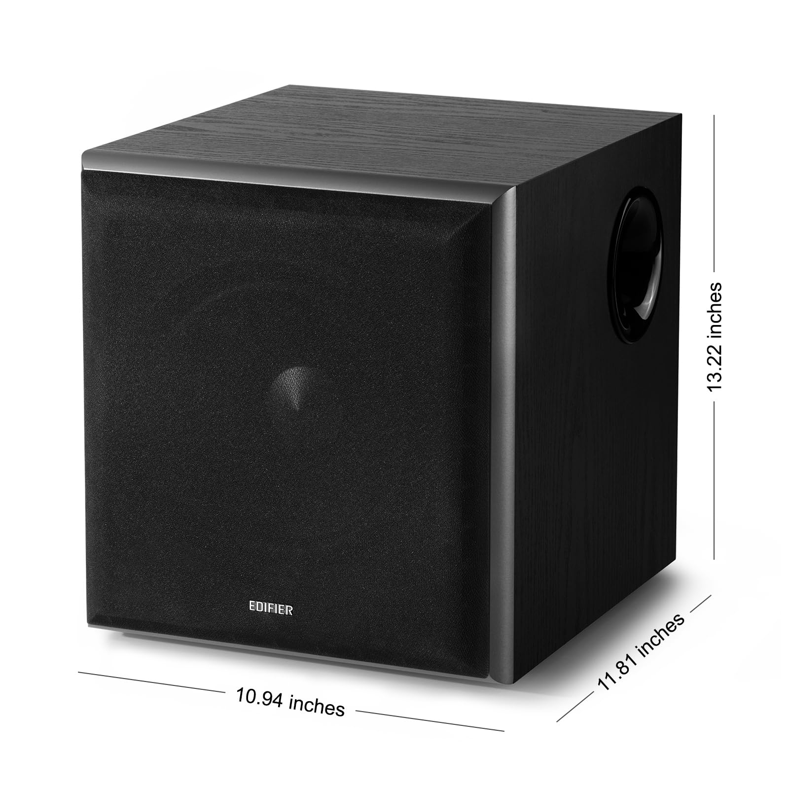Edifier T5 Powered Subwoofer - 70w RMS Active Woofer with 8 inch Driver and Low Pass Filter - Image 2